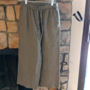 French linen pants m 6-8 never worn!